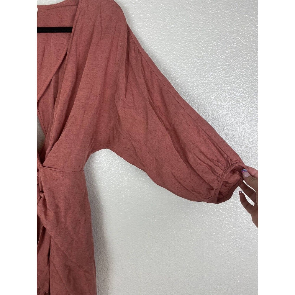 ANTHROPOLOGIE | Pink Wrap Dress - Picture 6 of 9